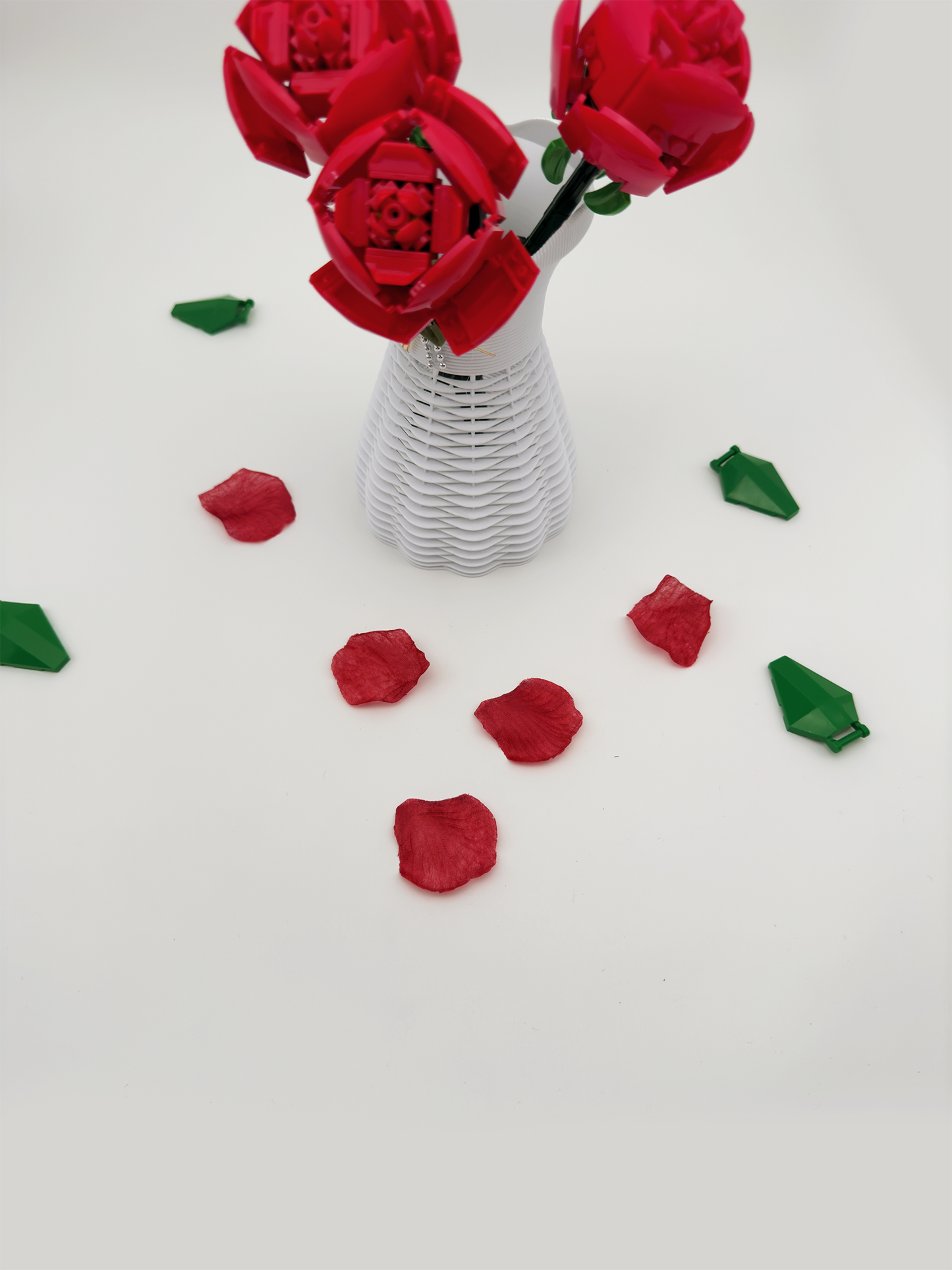 Künstliche Rosenblüten