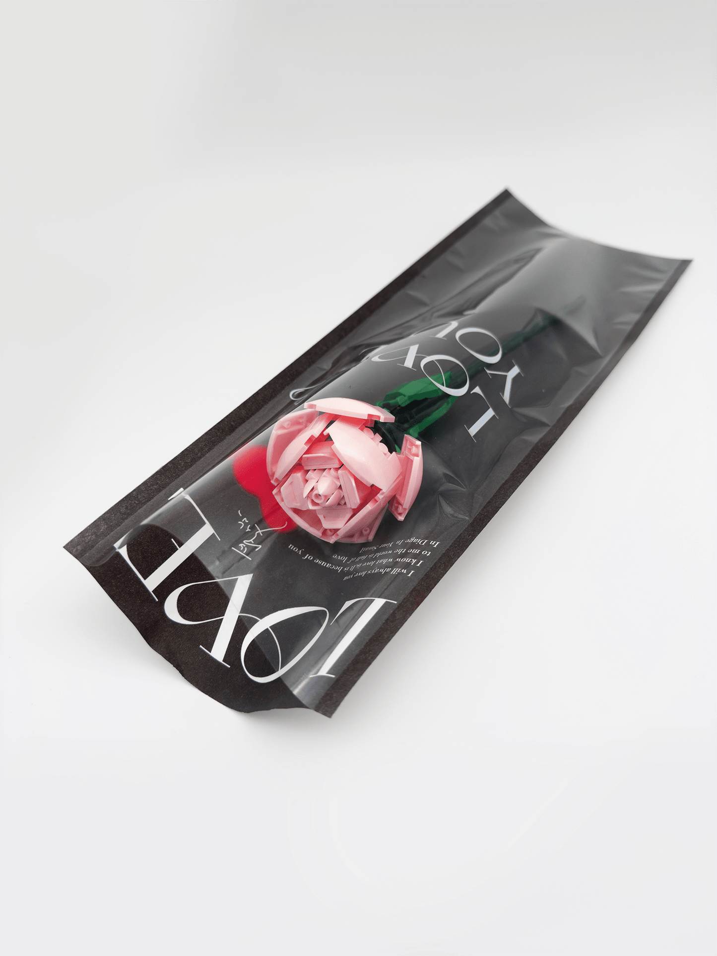 Love Tüte mit 1 Rose