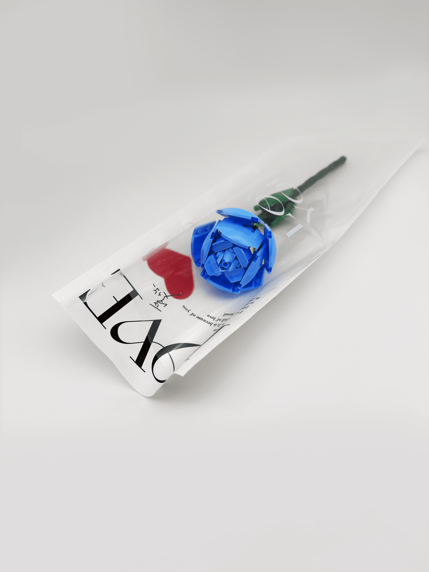Love Tüte mit 1 Rose