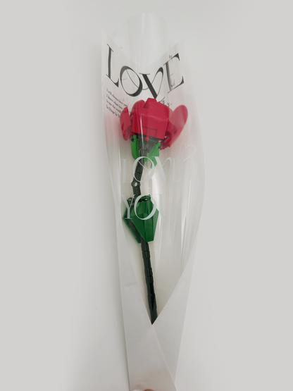 Love Tüte mit 1 Rose