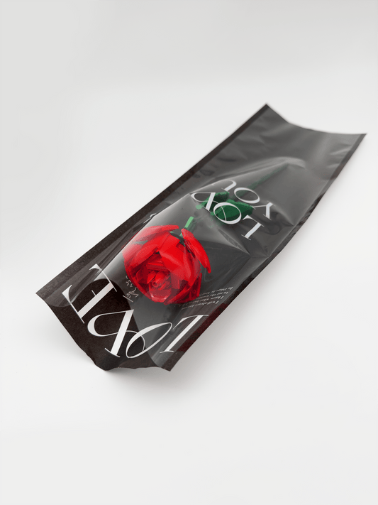 Love Tüte mit 1 Rose