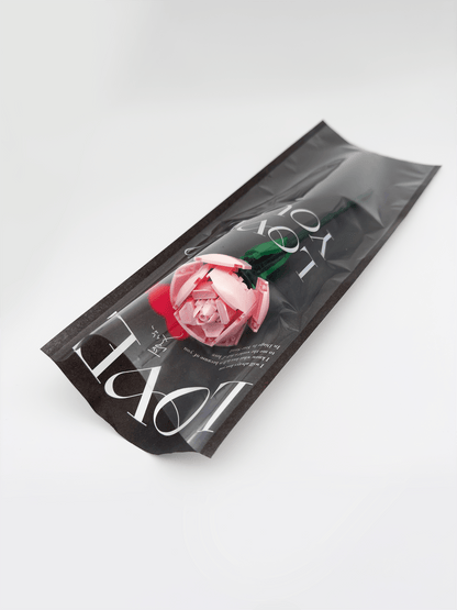 Love Tüte mit 1 Rose